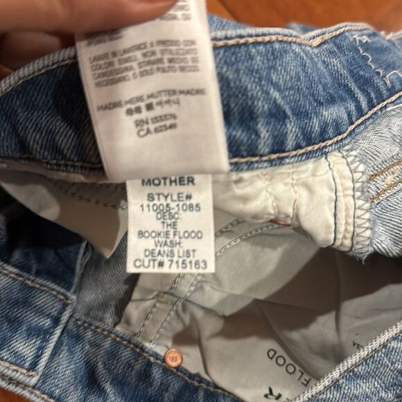 NWT MOTHER Women's The Bookie Flood Jeans Sow Surreal size 31 - Picture 9 of 16